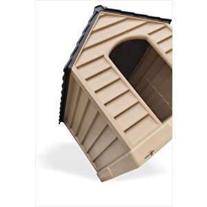 Dev Büyük Yüksek Geniş 100x95cm Isı Yalıtımlı Havalandırmalı Köpek Kulübesi Evi Yuvası Kümesi Kafesi