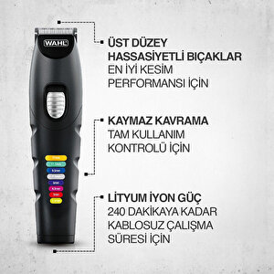 9893 Color Trim Advanced Hepsi Bir Arada Şarjlı Erkek Bakım Kiti 09893-0464
