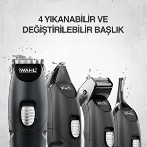 Wahl 9893 Color Trim Advanced Hepsi Bir Arada Şarjlı Erkek Bakım Kiti 09893-0464