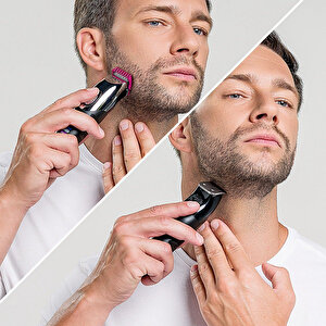 Wahl 9893 Color Trim Beard 8 Renkli Kılavuz Taraklı Şarjlı Sakal Kesme Makinesi 09893-0443