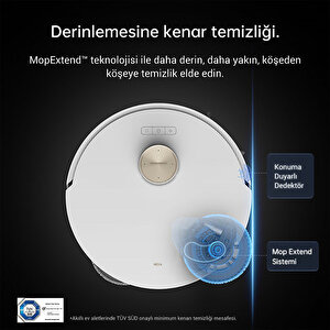 Dreame L20 Ultra Su Ve Çöp İstasyonlu Akıllı Robot Süpürge Beyaz