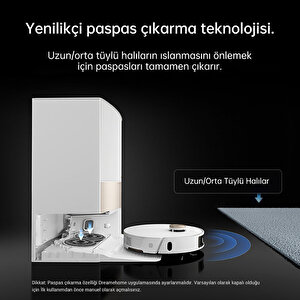 Dreame L20 Ultra Su Ve Çöp İstasyonlu Akıllı Robot Süpürge Beyaz