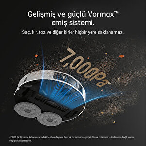 Dreame L20 Ultra Su Ve Çöp İstasyonlu Akıllı Robot Süpürge Beyaz