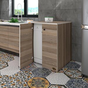 Bulaşık&çamaşır&kurutma Makinesi Dolabı Kapaklı Nurten Crd 90*70*60 Banyo Ofis Cordoba