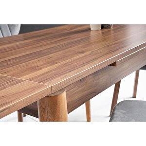 Cunda Star Mutfak Masası Sandalye Takımı 70x110 Ceviz