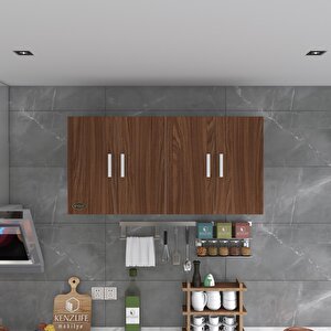 Kenzlife Hazır Mutfak Merta Cvz 060*120*32 Mutfak Banyo Dolabı Kapaklı Raflı