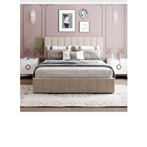 Hsn Çift Kişilik Sandıklı Baza Başlık Seti Renk Seçenekli̇ (yatak Dahi̇l Deği̇ldi̇r) 140x190 cm