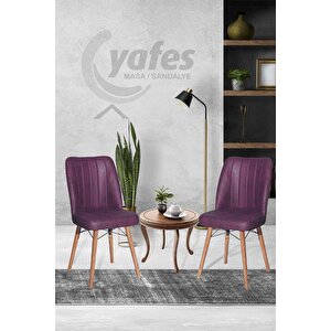 Yafes Kare Gold 6'lı Sandalye Mutfak Sandalyesi