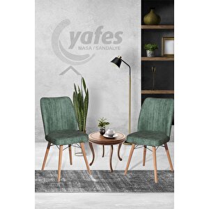 Yafes Kare Gold Sandalye Mutfak Sandalyesi