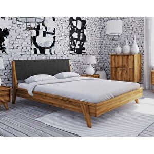 Şehzade Masif Doğal Ahşap Karyola İthal Çam 150x200 cm