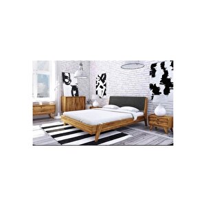 Şehzade Masif Doğal Ahşap Karyola İthal Çam 150x200 cm