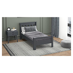 Sti̇ll 100x200 Yatak Uyumlu Tek Ki̇şi̇li̇k Genç Karyola  Sty-4 Antrasit