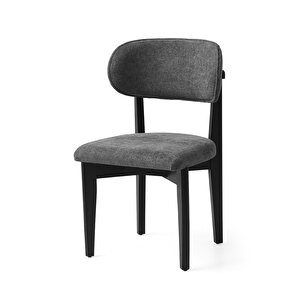 Nergis Sandalye Ahşap Gürgen 4 Lü Set Cafe,restaurant,mutfak,salon,yemek Odası Sandalyesi  Siyah