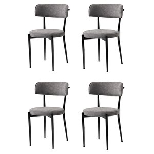 Gözde Sandalye Metal 4 Li Set Cafe,restaurant,mutfak,salon,yemek Odası Sandalyesi