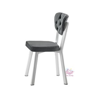 Simge Metal Sandalye Renkli Ayak 4 Lü Set Cafe,restaurant,mutfak,salon,yemek Odası Sandalyesi  Beyaz