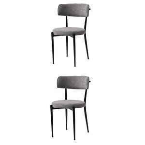 Gözde Sandalye Metal 2 Li Set Cafe,restaurant,mutfak,salon,yemek Odası Sandalyesi