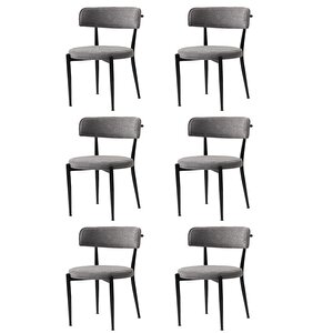 Gözde Sandalye Metal 6 Li Set Cafe,restaurant,mutfak,salon,yemek Odası Sandalyesi
