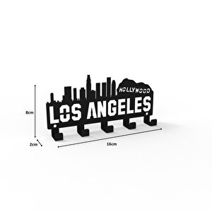 Los Angeles Metal Anahtarlik Si̇yah