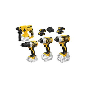 Rtrmax  10'lü Combo Set (rtx2095b,rtx2028b,rtx3010b,rtx3050b,rtx1004,4 Ad Rtx1804p Yeni̇ Nesi̇l Akü ,2 Ad Rtx1808 Şarj Ci̇hazi)