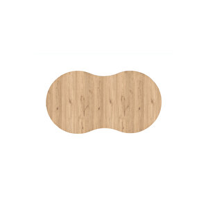 Moon Mdf Ahşap Orta Sehpa - Meşe