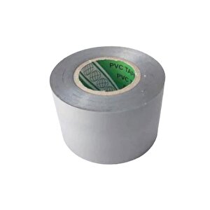 Gri Pvc Bant 6 Adet 5cmx25m İzolasyon Bandı 50mm Gri Yalıtım Bantı
