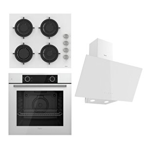 Stati̇k Cs Serisi Beyaz Set (cs206 + Xe61cb +d078 )