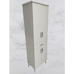 Çok Amaçlı 18180 Dolap Beyaz Model Hard Parlak Suntalem 180 Demonte 4raf El Yapım