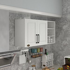 Hazır Mutfak Dolabı Maydanoz60 Byz Mod1 60*120*32 Mebran Kapak Suntalam Gövde Beyaz