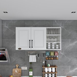 Hazır Mutfak Dolabı Maydanoz60 Byz Mod1 60*120*32 Mebran Kapak Suntalam Gövde Beyaz