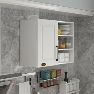 Hazır Mutfak Dolabı Tere90 Byz Mod1 90*080*32 Mebran Kapak Suntalam Gövde Beyaz