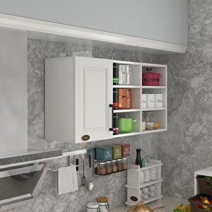 Hazır Mutfak Dolabı Pancar60 Byz Mod1 60*120*32 Mebran Kapak Suntalam Gövde Beyaz