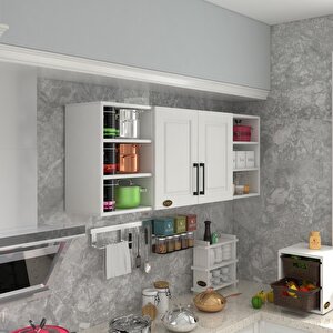 Hazır Mutfak Dolabı Domates90 Byz Mod1 90*160*32 Mebran Kapak Suntalam Gövde Beyaz