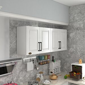 Hazır Mutfak Dolabı Havuç90 Byz Mod1 90*160*32 Mebran Kapak Suntalam Gövde Beyaz