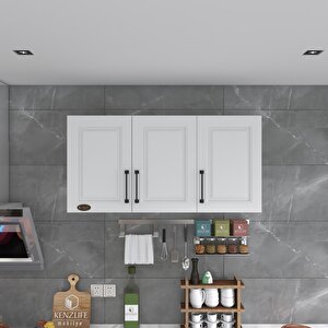Hazır Mutfak Dolabı Limon90 Byz Mod1 90*120*32 Mebran Kapak Suntalam Gövde Beyaz