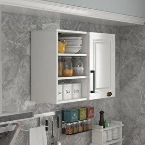 Hazır Mutfak Dolabı Roka90 Byz Mod1 90*080*32 Mebran Kapak Suntalam Gövde Beyaz