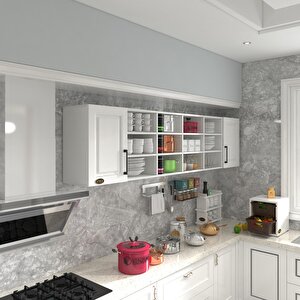 Hazır Mutfak Dolabı Kavun60 Byz Mod1 60*240*32 Mebran Kapak Suntalam Gövde Beyaz