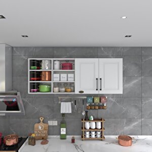 Hazır Mutfak Dolabı Patlıcan60 Byz Mod1 60*160*32 Mebran Kapak Suntalam Gövde Beyaz