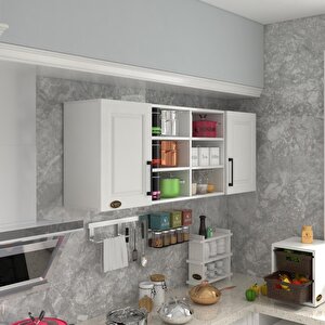Hazır Mutfak Dolabı Biber60 Byz Mod1 60*160*32 Mebran Kapak Suntalam Gövde Beyaz