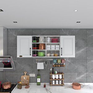 Hazır Mutfak Dolabı Biber60 Byz Mod1 60*160*32 Mebran Kapak Suntalam Gövde Beyaz