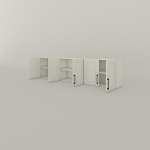Kenzlife Hazır Mutfak Dolabı Elma60 Byz Mod1 60*240*32 Mebran Kapak Suntalam Gövde