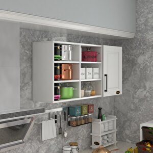 Hazır Mutfak Dolabı Nane60 Byz Mod1 60*120*32 Mebran Kapak Suntalam Gövde Beyaz