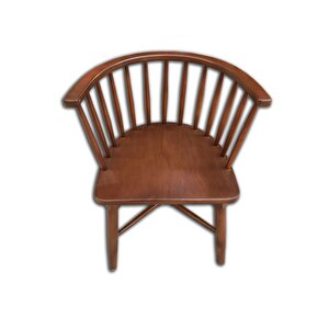 Sandalye 12560 Omurga Model Kayın Retro Bambu Ayak Parlak Ceviz Renk El Yapım