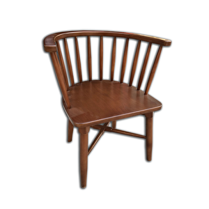 Sandalye 17964 Omurga Klasik Model Kayın Retro Bambu Ayak Parlak Ceviz El Yapım