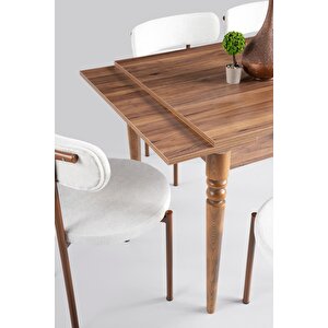 Didim Alfa Açılır Mutfak Masa Sandalye Takımı 80x120