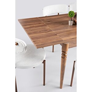 Didim Alfa Açılır Mutfak Masa Sandalye Takımı 80x120