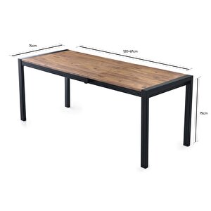 Lato Masa Ve Ri̇vone Sandalye Takimi, Atlanti̇k Çam, 120x74