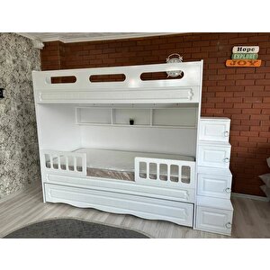 Nergis Tamamı  Mdf Membran Kaplama 3lü Yavrulu Ranza 2