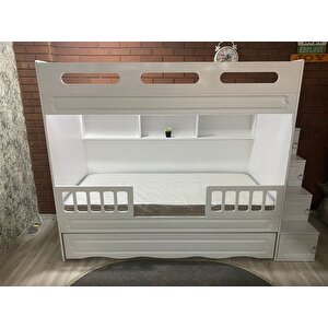 Nergis Tamamı  Mdf Membran Kaplama 3lü Yavrulu Ranza 2