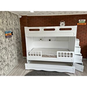 Nergis Tamamı  Mdf Membran Kaplama 3lü Yavrulu Ranza 2
