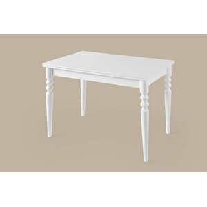 Didim Beyaz Beta Açılır Mutfak Masa Sandalye Takımı 80x120